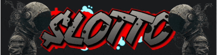 the word slottc is written in graffiti style