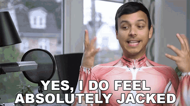 Yes I Do Feel Absolutely Jacked Mitchell Moffit GIF - Yes I Do Feel Absolutely Jacked Mitchell Moffit Asapscience GIFs