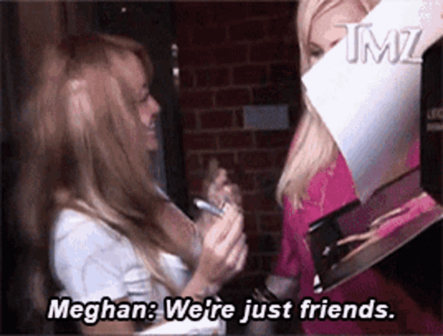 Meghan Mccain Were Just Friends GIF - Meghan Mccain Were Just Friends Just Friends GIFs