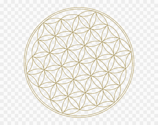 the flower of life is a geometric pattern that looks like a flower