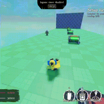 a screenshot of a video game with a timer displayed .