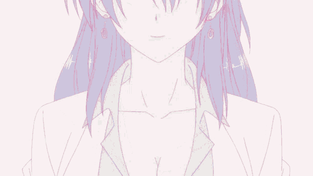 a drawing of a girl with a pink heart around her
