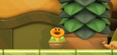 Super Mario Bros Wonder Talking Flower GIF - Super Mario Bros Wonder Talking Flower Nobody'S Home But Me Right Now GIFs