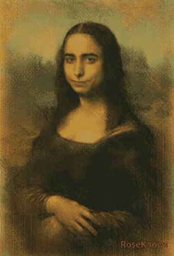 Aidan Gallagher Mona Lisa GIF - Aidan Gallagher Mona Lisa Art GIFs