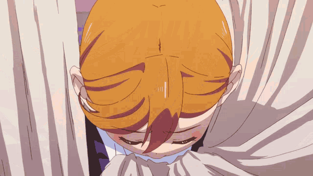a close up of a girl 's face with tears running down her cheeks
