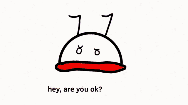 a cartoon drawing of a person holding a cup of milk