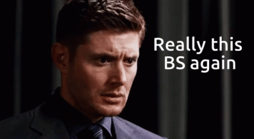 Really Bs Again GIF - Really Bs Again Dean Winchester GIFs