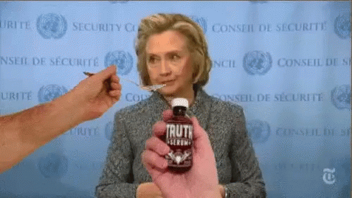 Clinton Hillary Truth GIF - Clinton Hillary Truth Denying GIFs