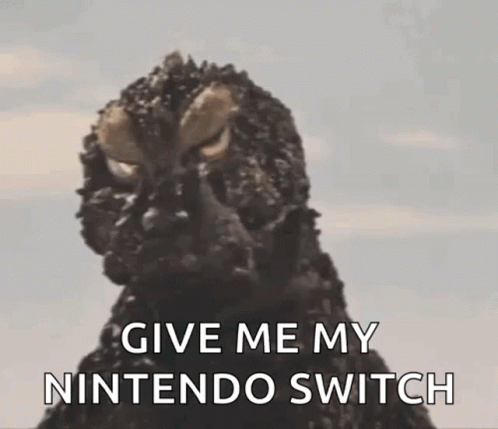 Nintendo Switch GIF - Nintendo Switch Godzilla GIFs