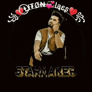 a picture of a man with the words excellent singing starmaker above him