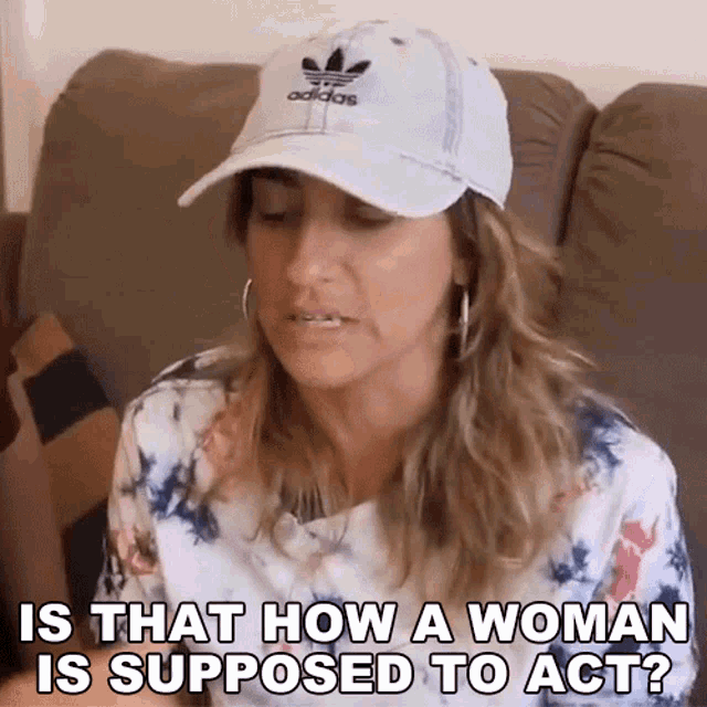 Is That How A Woman Supposed To Act Arielle Scarcella GIF - Is That How A Woman Supposed To Act Arielle Scarcella Is That Appropriate Behavior For A Woman GIFs