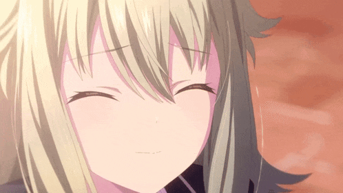 a close up of a girl with blonde hair