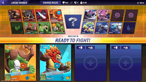 a screenshot of a game that says ready to fight at the top