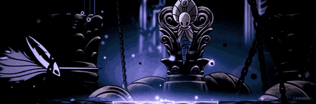 a picture of a throne in a video game with a purple background that says lemonpeel on the bottom