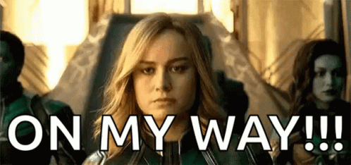 Captain Marvel Brie Larson GIF - Captain Marvel Brie Larson Walk GIFs