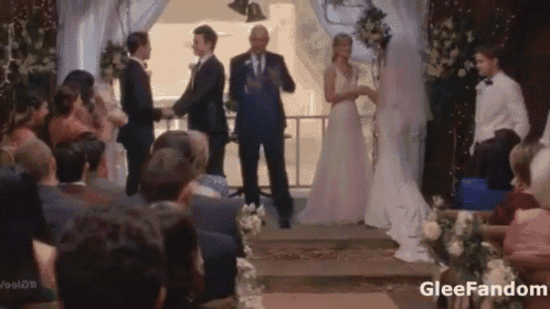 Glee Wedding 💘💘 GIF - Glee Wedding Lgbt GIFs