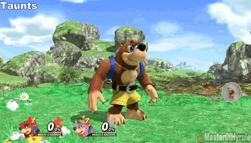 a screenshot of a video game with taunts written on it
