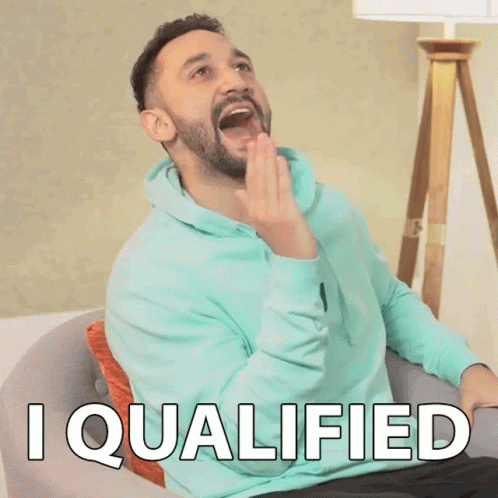 I Qualified Eligible GIF - I Qualified Eligible Qualify GIFs
