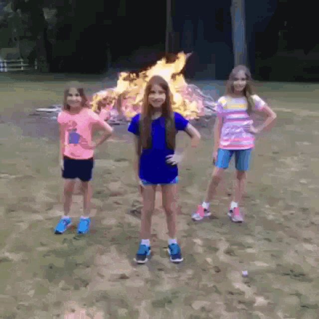 Bonfire Dance GIF - Bonfire Dance Kids GIFs