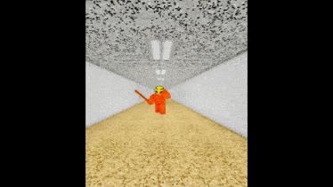 a cartoon character is holding a ruler and says hi im lobotomi nice to meet ya