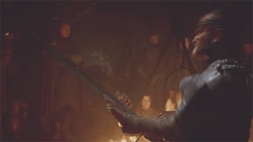 Don'T Bring A Sword To A Fire Fight GIF - Game Of Thrones Go T Boromir GIFs