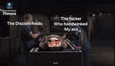 a video of a man with the words " the fucker who hoodwinked my ass " at the top