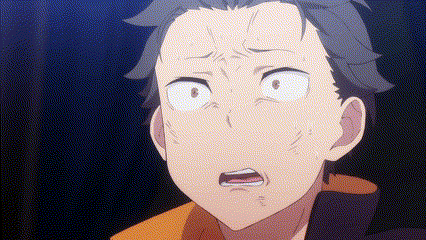 a close up of a person with a surprised look on their face .