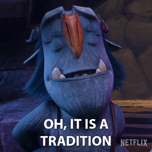 Oh It Is A Tradition Blinky GIF - Oh It Is A Tradition Blinky Trollhunters Tales Of Arcadia GIFs