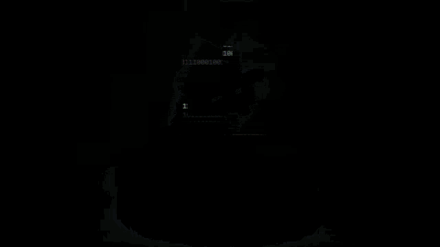 a triangle with the letter a on it in the dark