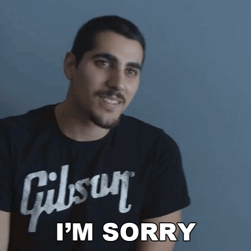 I'M Sorry Rudy Ayoub GIF - I'M Sorry Rudy Ayoub I Apologize GIFs