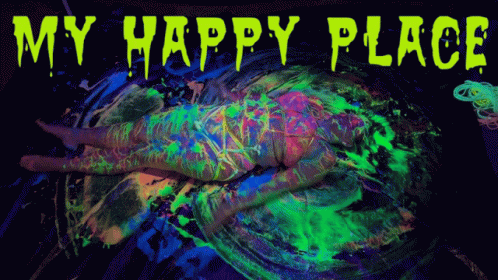 Happy Place Angel Wings GIF - Happy Place Angel Wings Neon GIFs