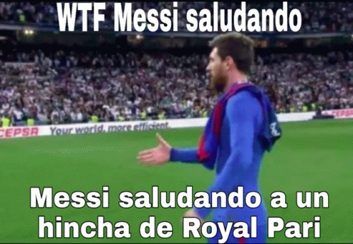 Messi Saludando Messi GIF - Messi Saludando Messi Royal Pari GIFs