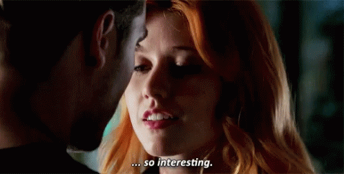 Clary Fray Shadow Hunters GIF - Clary Fray Shadow Hunters Almost Kiss GIFs