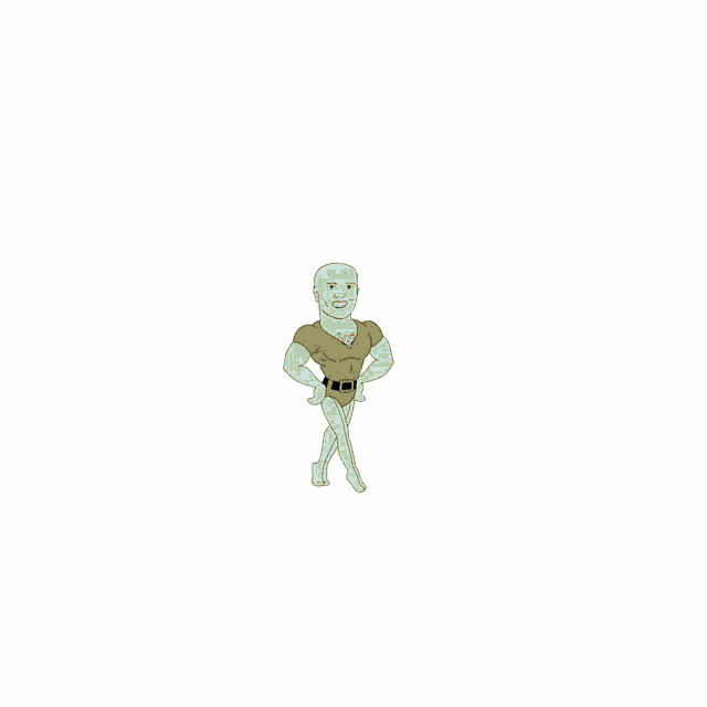 a cartoon drawing of squidward from the spongebob squarepants