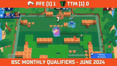a screenshot of a game that says pine scored on it
