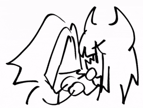 it is a black and white drawing of a spider .