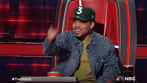 Pointing Chance The Rapper GIF - Pointing Chance The Rapper The Voice GIFs