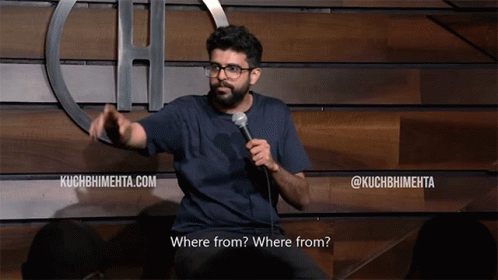 Where From Aakash Mehta GIF - Where From Aakash Mehta Asking GIFs