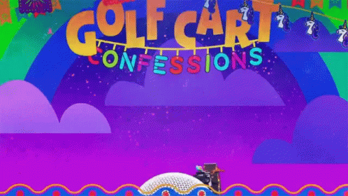 Golf Cart Confessions Animation GIF - Golf Cart Confessions Animation Title Screen GIFs