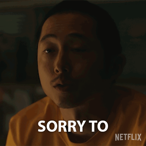 Sorry To Disappoint You Danny Cho GIF - Sorry To Disappoint You Danny Cho Steven Yeun GIFs