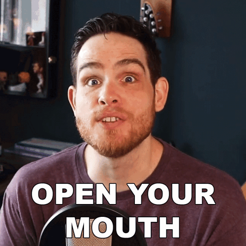 Open Your Mouth Sam Johnson GIF - Open Your Mouth Sam Johnson Release Your Jaw GIFs