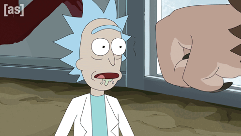 Getting Punched Rick Sanchez GIF - Getting Punched Rick Sanchez Rick And Morty GIFs