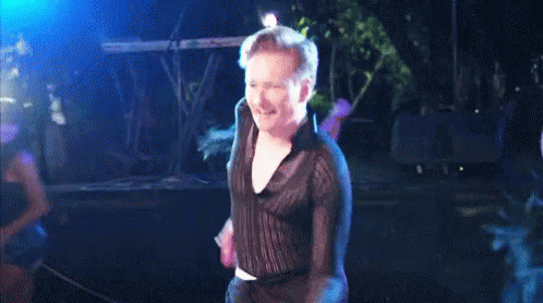 When Your Favorite Song Comes On GIF - Conan O Brien Dancing Party Hard GIFs