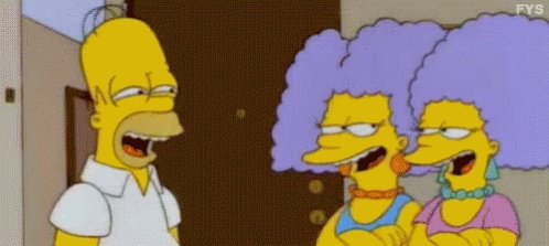 Homer Laugh GIF