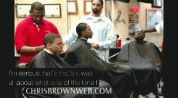 chrisbrownweb.com is a website that shows a barber shop