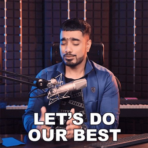 Lets Do Our Best Unmesh Dinda GIF - Lets Do Our Best Unmesh Dinda Piximperfect GIFs