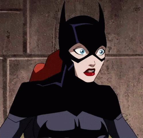 Batgirl Barbara Gordon GIF - Batgirl Barbara Gordon Shocked GIFs