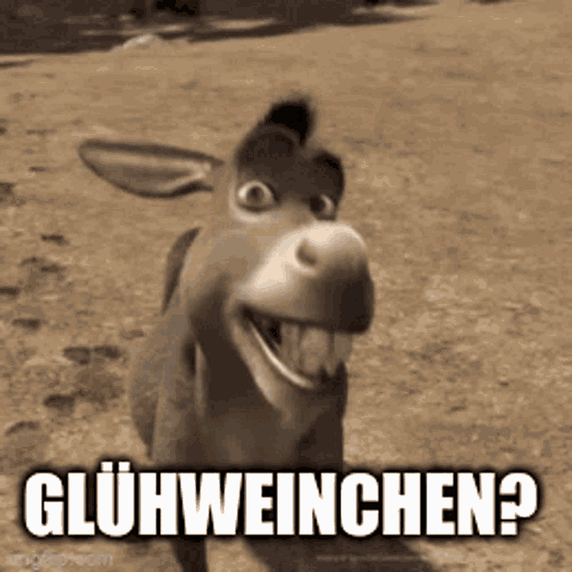 Esel Donkey GIF - Esel Donkey Glühwein GIFs