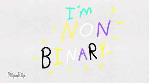 Im Non Binary Flipa Clip GIF - Im Non Binary Flipa Clip Colorful GIFs