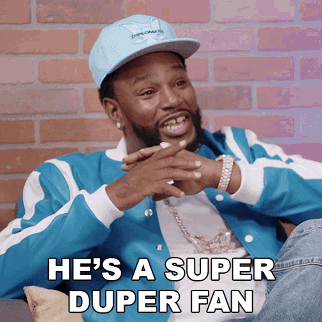 Hes A Super Duper Fan Camron GIF - Hes A Super Duper Fan Camron Hip Hop My House GIFs